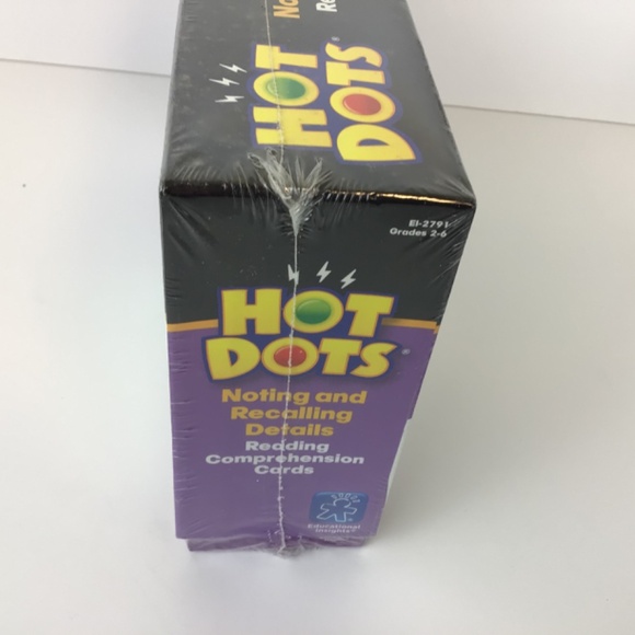Hot dots reading comprehension cards - Picture 4 of 5